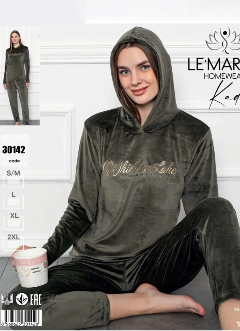 LEMARIES Kdf 30142 Velour Women's Pajama Set (S/M+L+XL+XXL) — wholesale from Turkey