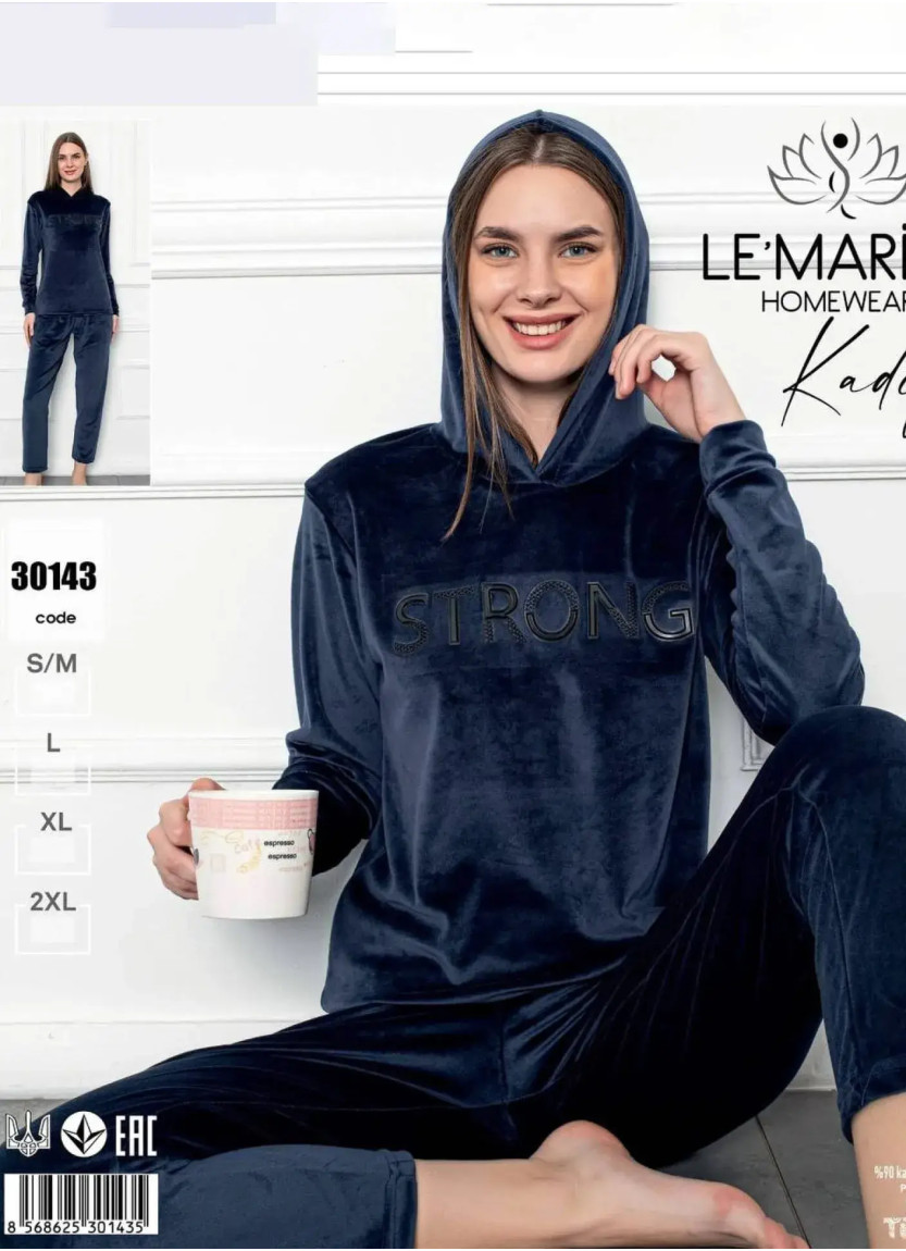 LEMARIES Kdf 30143 Velour Women's Pajama Set (S/M+L+XL+XXL) — factory-direct from Turkey