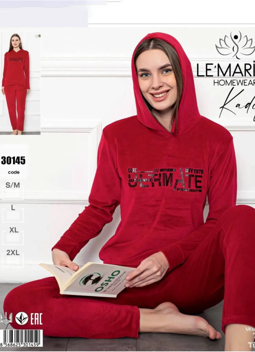 LEMARIES Kdf 30145 Velour Women's Pajama Set (S/M+L+XL+XXL) — direct Turkish factory supply