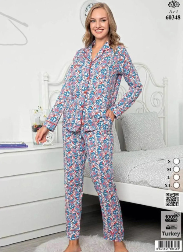 LEMARIES 60348 Women's Pajama Set (S+M+L+XL) — Turkish textile wholesale