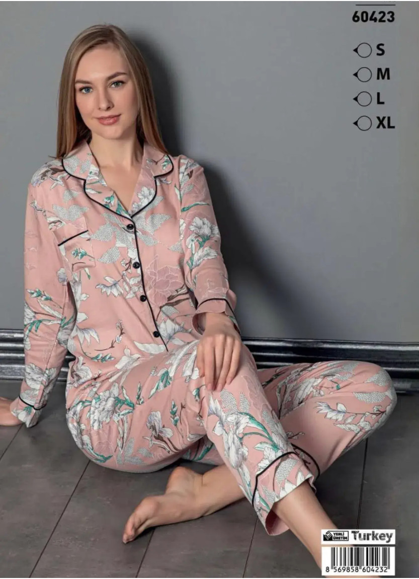 LEMARIES 60423 Women's Pajama Set (S+M+L+XL) — direct Turkish factory supply