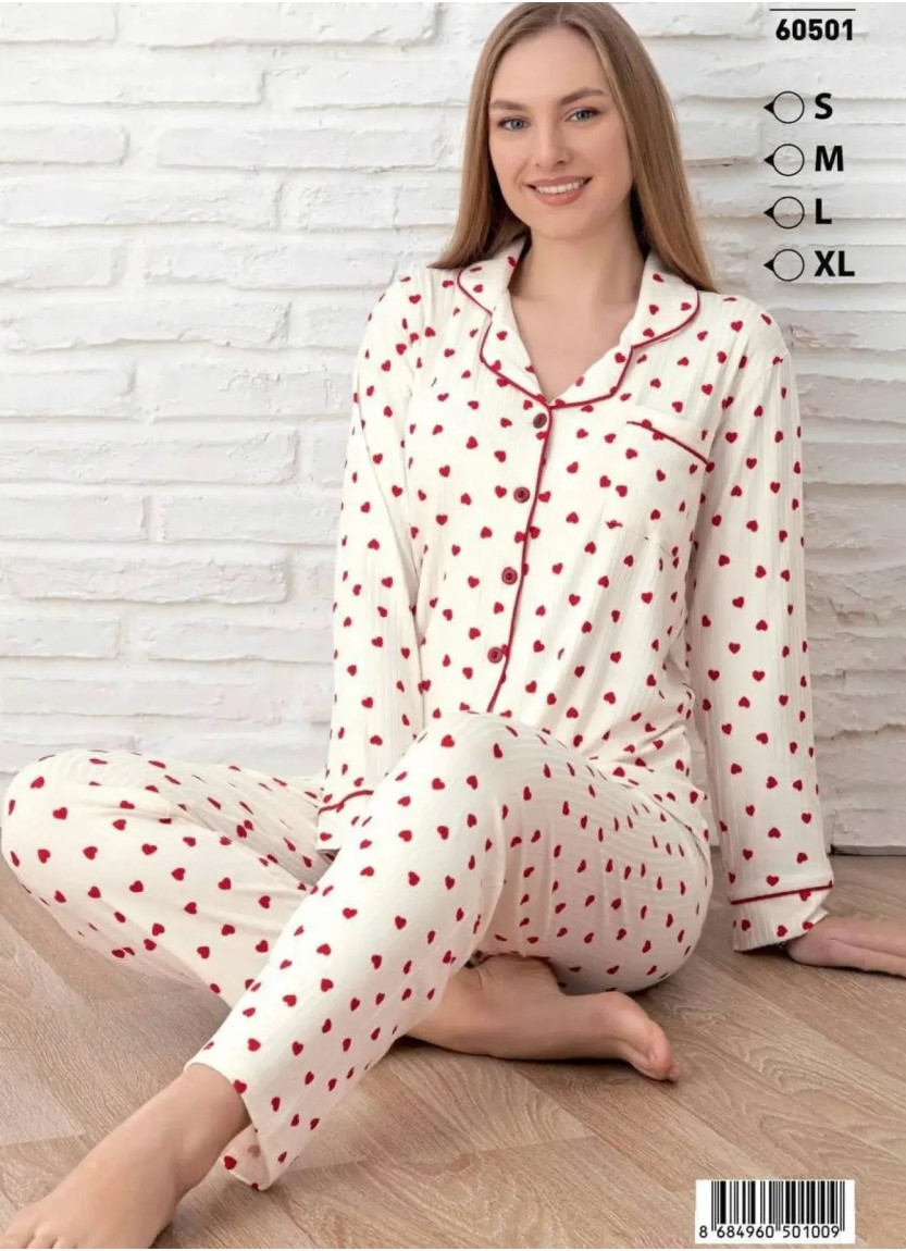 LEMARIES 60501 Women's Pajama Set (S+M+L+XL) — factory-direct from Turkey