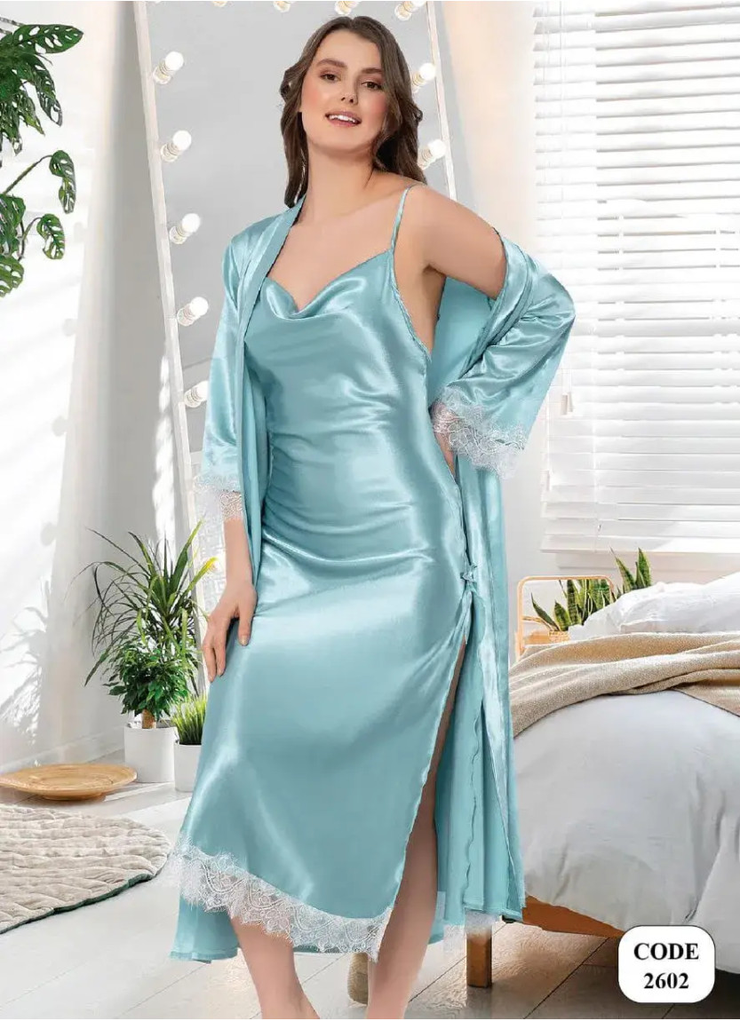 Fall 2602 Satin Women's Robe — wholesale from Turkey