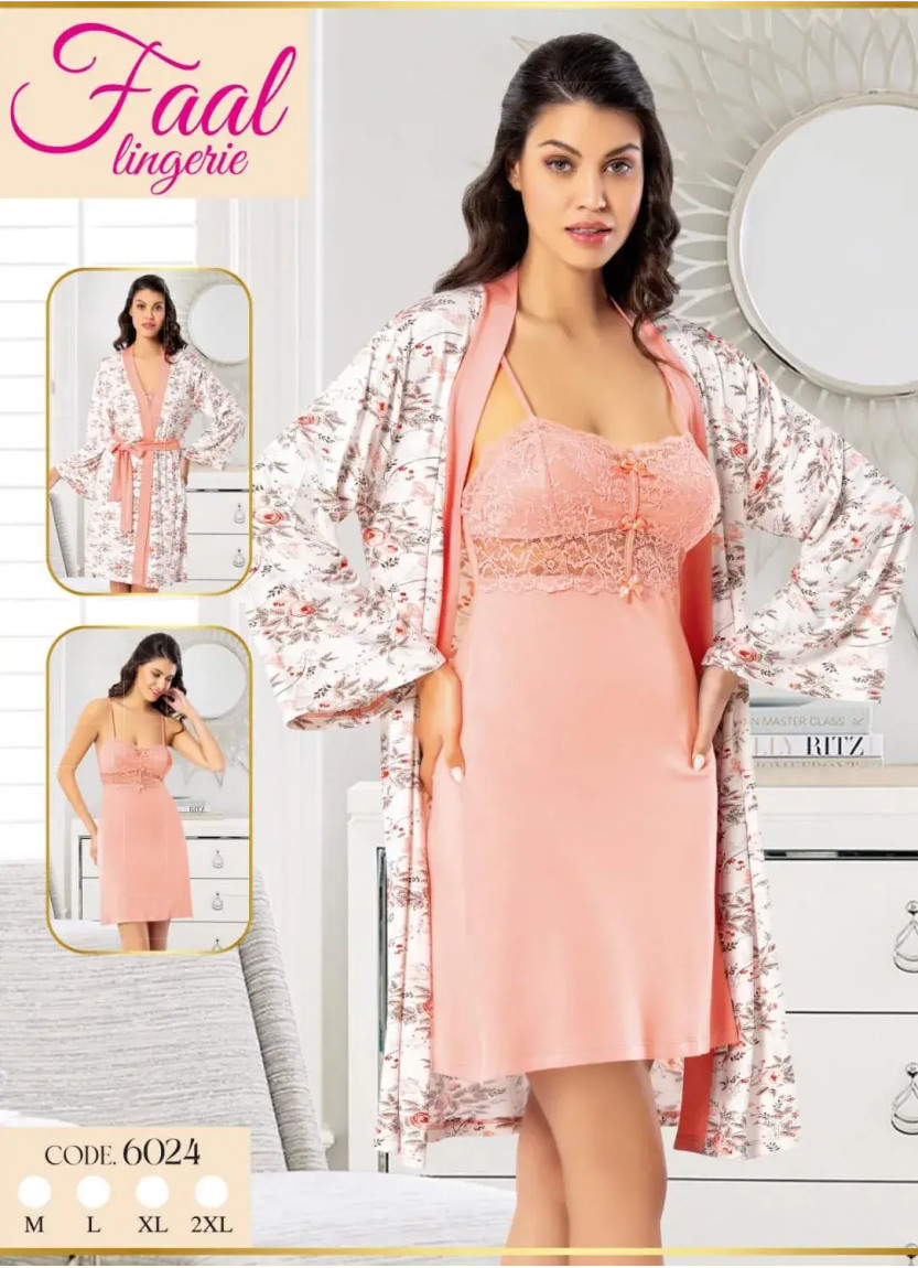 Fall 6024 Cotton Women's Robe — Istanbul wholesale supplier
