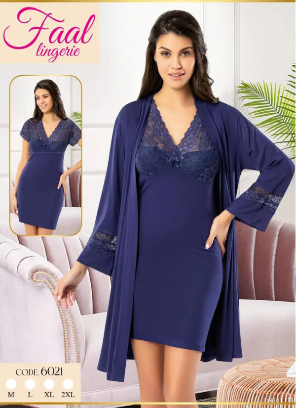 Fall 6021 Cotton Women's Robe — wholesale for boutiques