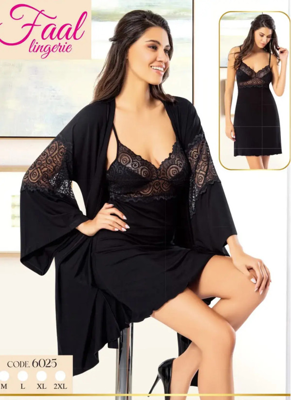 Fall 6025 Cotton Women's Robe — wholesale for boutiques