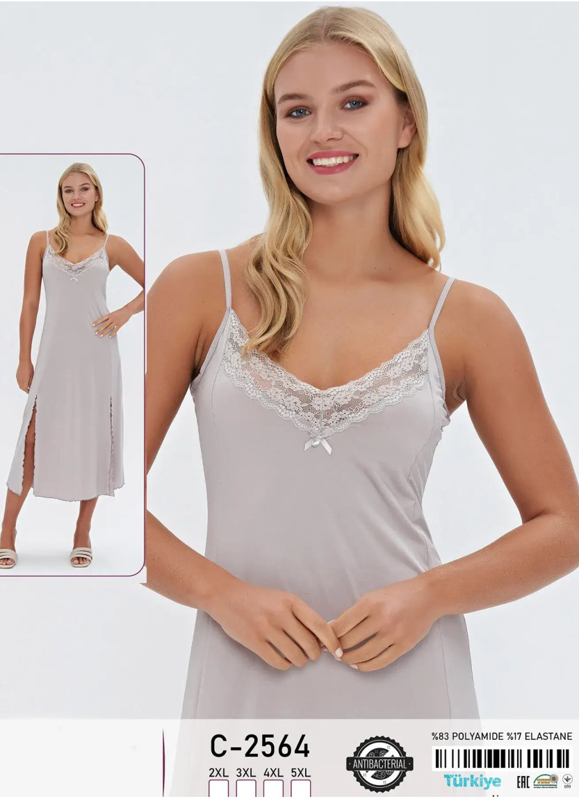 Caroline C-2564 Nightdress (2XL+3XL+4XL+5XL) — Turkey wholesale collection