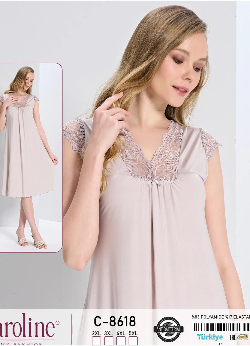 Caroline C-8618 Nightdress (2XL+3XL+4XL+5XL) — wholesale for boutiques