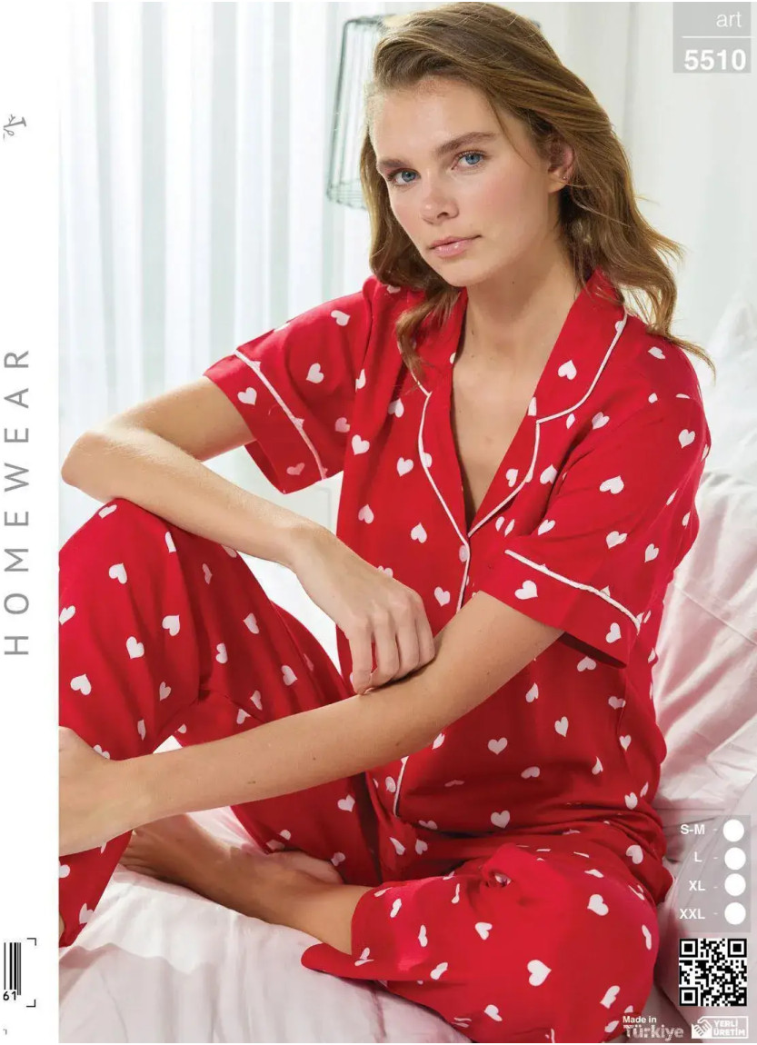 Seamlife 5510 Women's Pajama Set (SM+L+XL+2XL) — Turkish factory wholesale