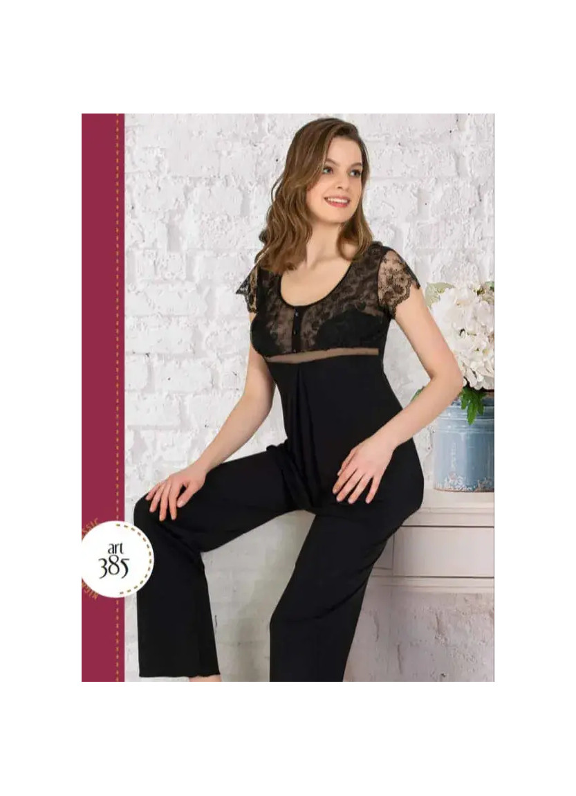 Angels 385 Cotton Women's Pajama Set (M+L+L+XL) — Turkey wholesale collection
