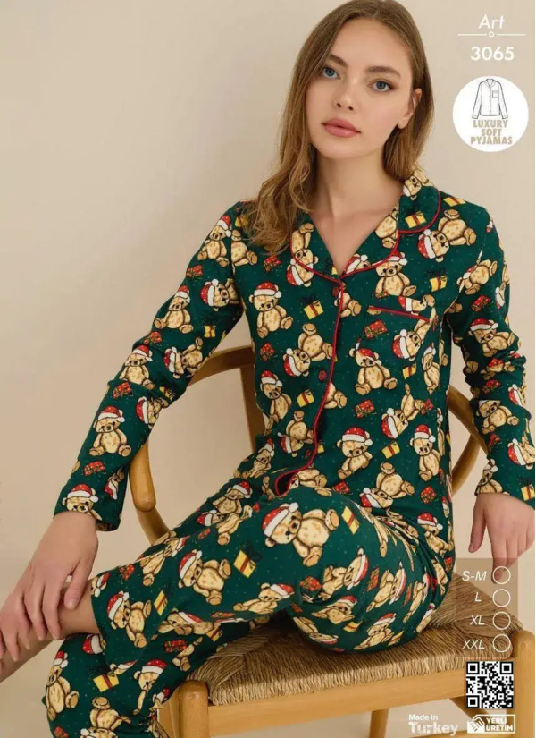 Cagri 3065 Women's Pajama Set (SM+L+XL+2XL) — Istanbul wholesale supplier