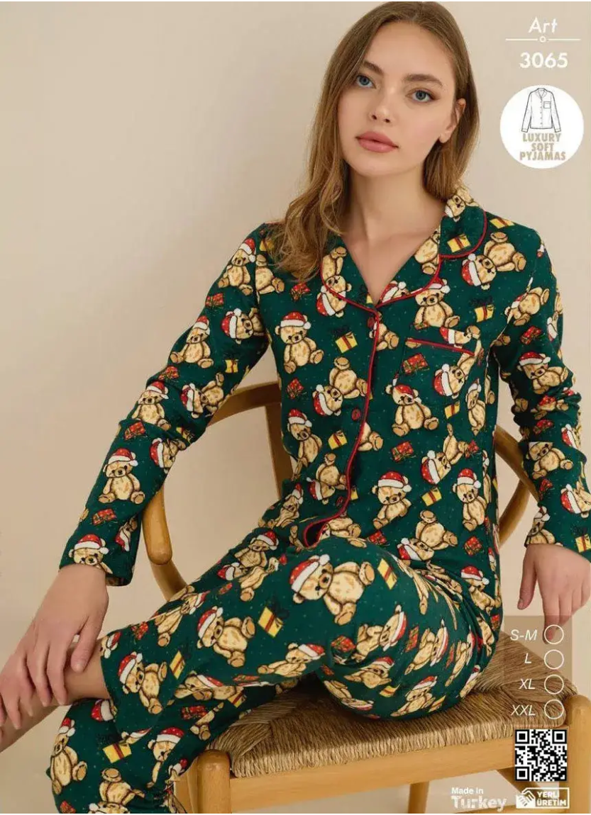 Cagri 3065 Women's Pajama Set (SM+L+XL+2XL) — Istanbul wholesale supplier
