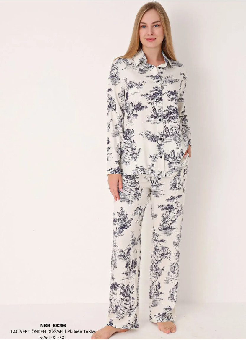 NBB 68266 Laci Cotton Women's Pajama Set — wholesale from Turkey