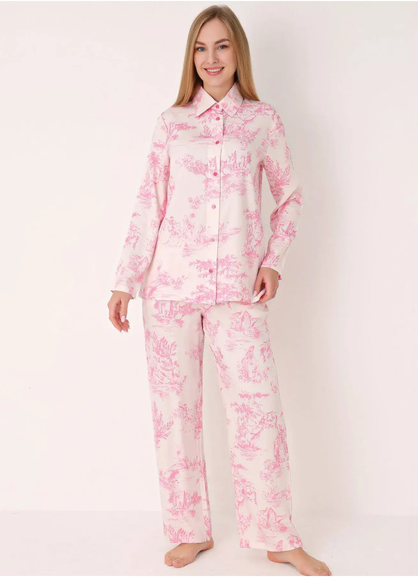 NBB 68266 Pembe Cotton Women's Pajama Set — factory-direct from Turkey
