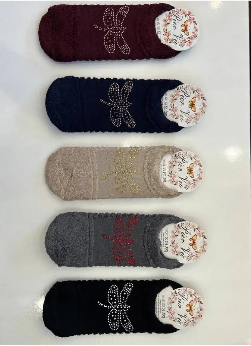 PierVio HVL 50015T8 Assorted 12-Pair Pack Women's Socks (36-40) — Turkish factory wholesale