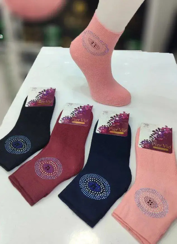 PierVio HVL 70004T3 Assorted 12-Pair Pack Women's Socks (36-40) — wholesale for boutiques
