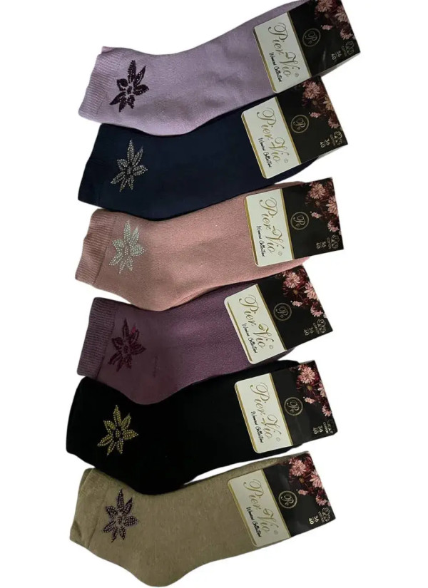 PierVio HVL 70004T7 Assorted 12-Pair Pack Women's Socks (36-40) — wholesale for boutiques