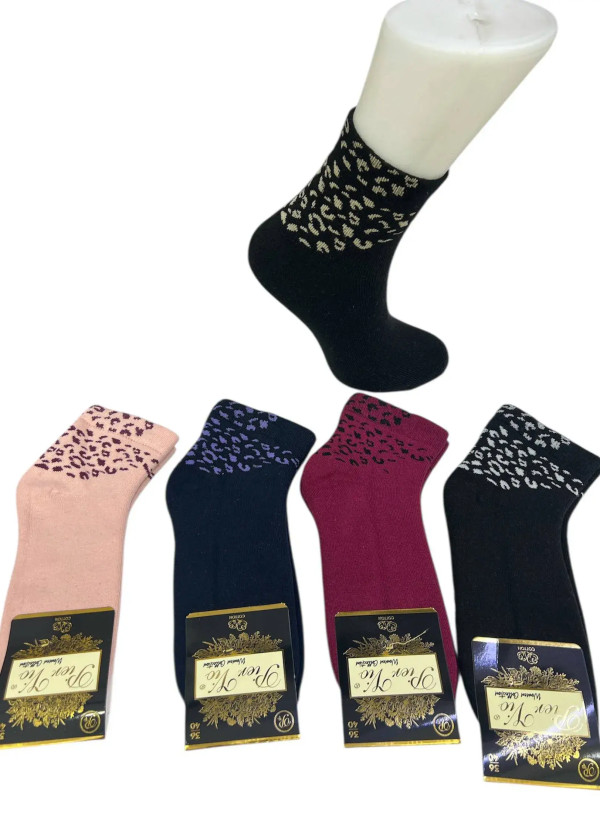 PierVio HVL 70001G Cotton Assorted 12-Pair Pack Women's Socks (36-40) — Istanbul wholesale supplier