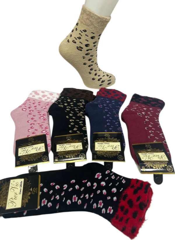PierVio HVL 70002A1 Cotton Assorted 12-Pair Pack Women's Socks (36-40) — Istanbul wholesale supplier