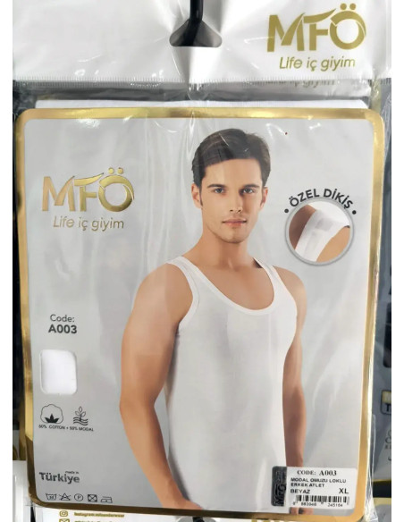 MFO A003 Modal Tank Top — Turkish textile wholesale