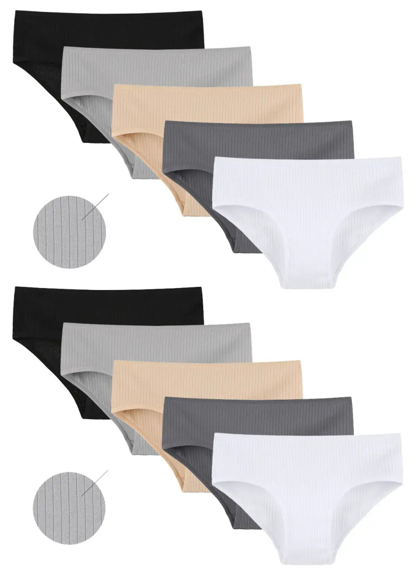 Donella 5023PD2 Assorted 10-Pack Girls' Briefs — Turkey wholesale collection