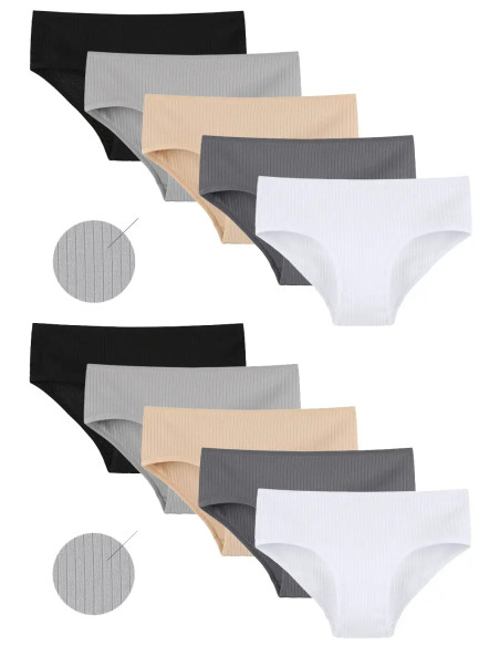 Donella 5023PD2 Assorted 10-Pack Girls' Briefs — Turkey wholesale collection