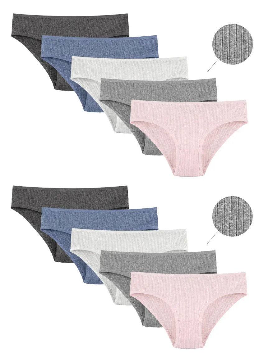 Donella 5122 Assorted 10-Pack Girls' Briefs — direct Turkish factory supply