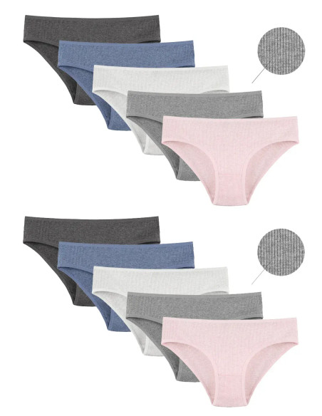 Donella 5122 Assorted 10-Pack Girls' Briefs — direct Turkish factory supply