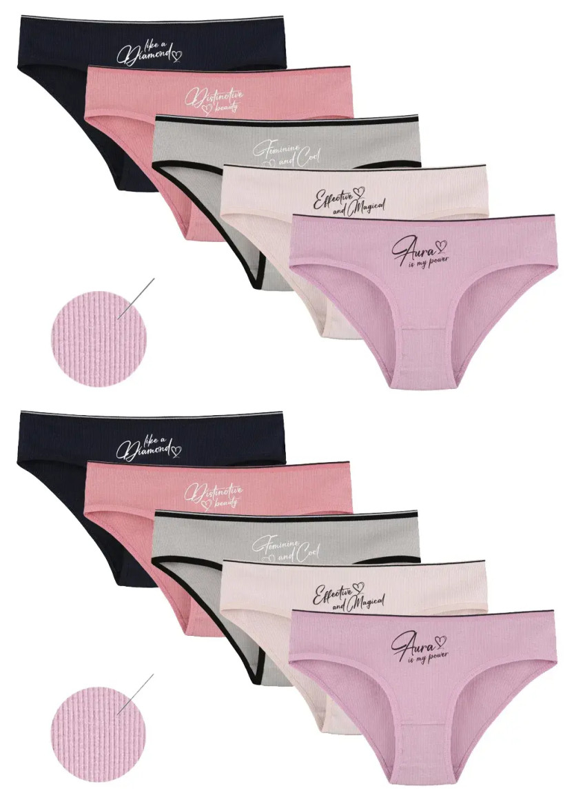 Donella 5132PB2 Assorted 10-Pack Girls' Briefs — Turkish textile wholesale