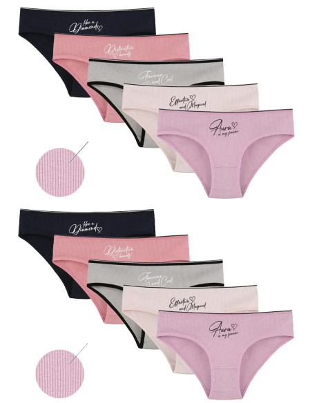 Donella 5132PB2 Assorted 10-Pack Girls' Briefs — Turkish textile wholesale
