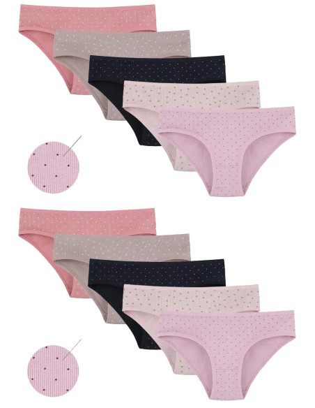 Donella 513301 Assorted 10-Pack Girls' Briefs — Istanbul wholesale supplier