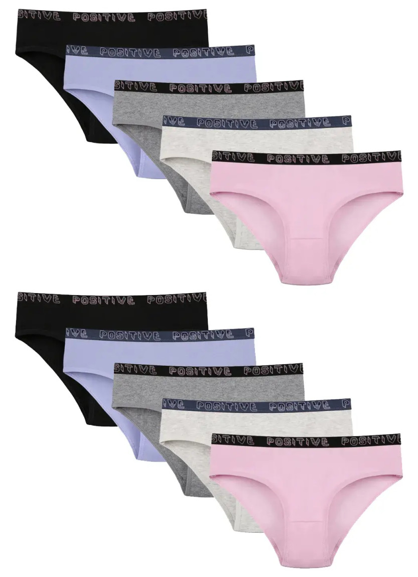 Donella 5171PD15 Assorted 10-Pack Girls' Briefs — factory-direct from Turkey