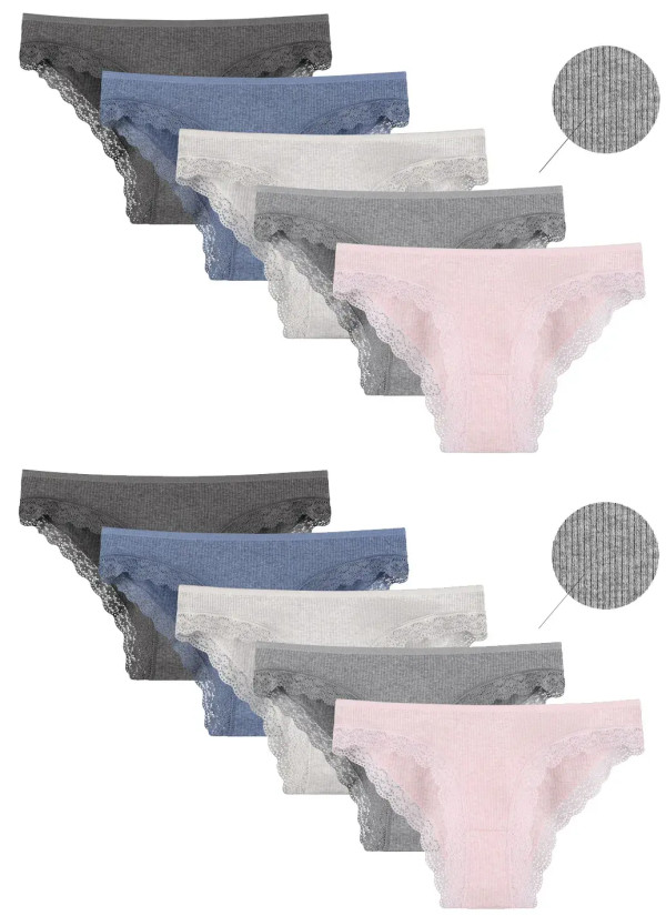 Donella 1922 Assorted 10-Pack Women's Briefs — direct Turkish factory supply