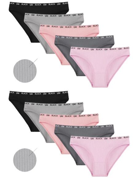 Donella 2123PD1 Assorted 10-Pack Women's Briefs — Turkey wholesale collection