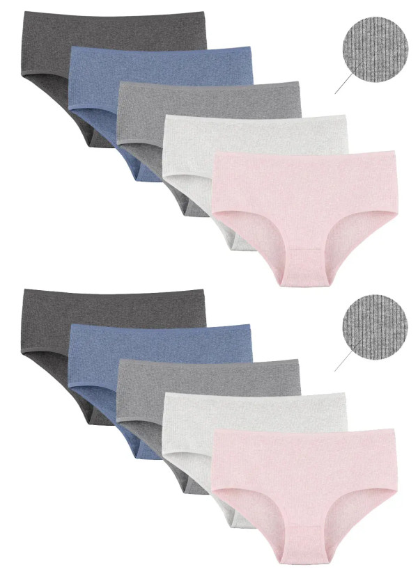 Donella 2522 Assorted 10-Pack Women's Briefs — wholesale for boutiques