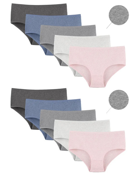 Donella 2522 Assorted 10-Pack Women's Briefs — wholesale for boutiques