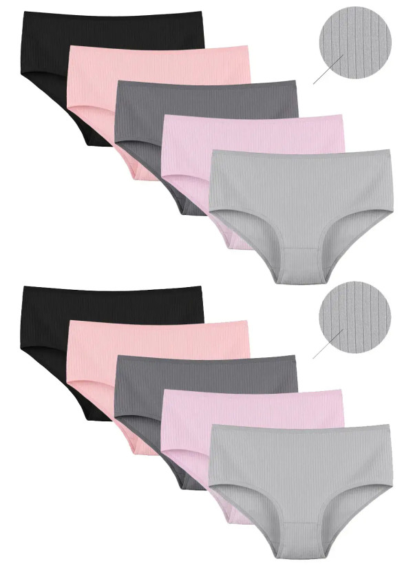 Donella 2523P Assorted 10-Pack Women's Briefs — Turkish textile wholesale