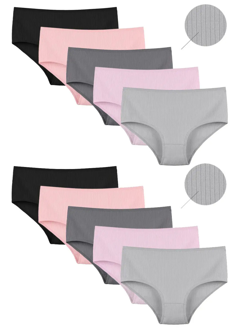 Donella 2523P Assorted 10-Pack Women's Briefs — Turkish textile wholesale