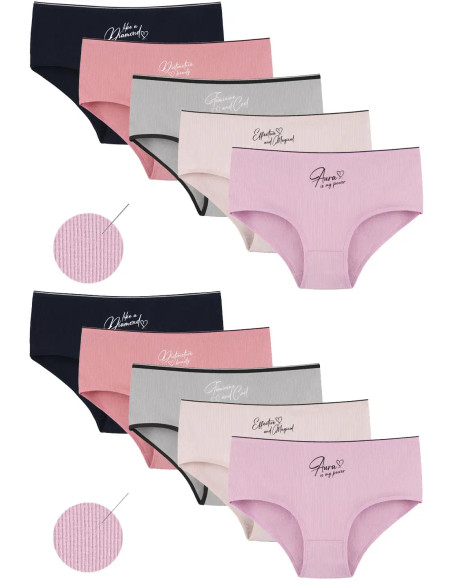 Donella 2532PB2 Assorted 10-Pack Women's Briefs — Istanbul wholesale supplier