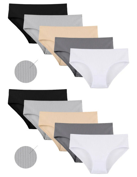 Donella 3123PD2 Assorted 10-Pack Women's Briefs — direct Turkish factory supply