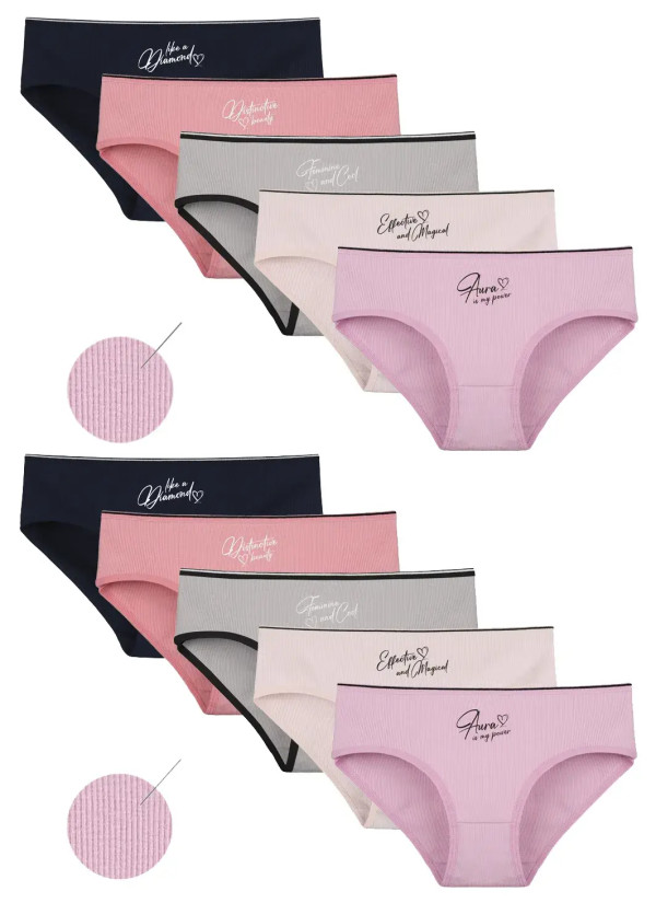 Donella 3132PB2 Assorted 10-Pack Women's Briefs — wholesale for boutiques