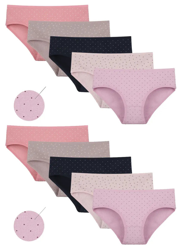 Donella 313301 Assorted 10-Pack Women's Briefs — Turkish textile wholesale