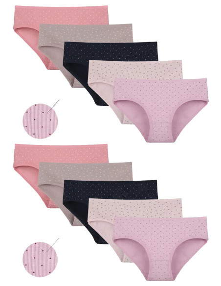 Donella 313301 Assorted 10-Pack Women's Briefs — Turkish textile wholesale