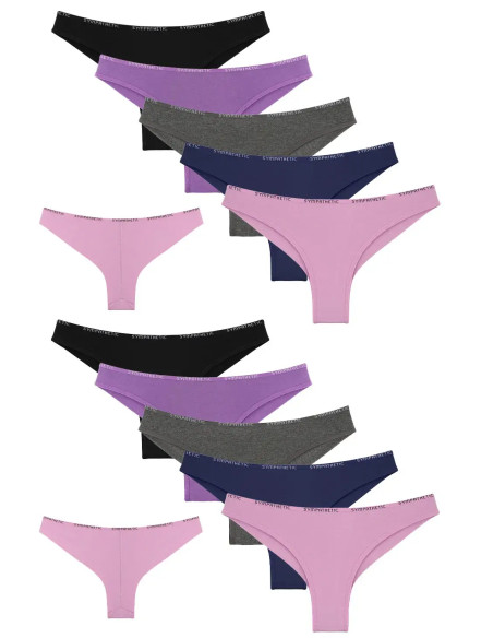 Donella 4071PD14 Assorted 10-Pack Women's Briefs — Turkey wholesale collection