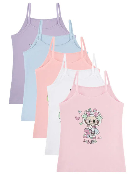 Donella 4371PB247 Assorted 10-Pack Girls' Tank Top — wholesale from Turkey