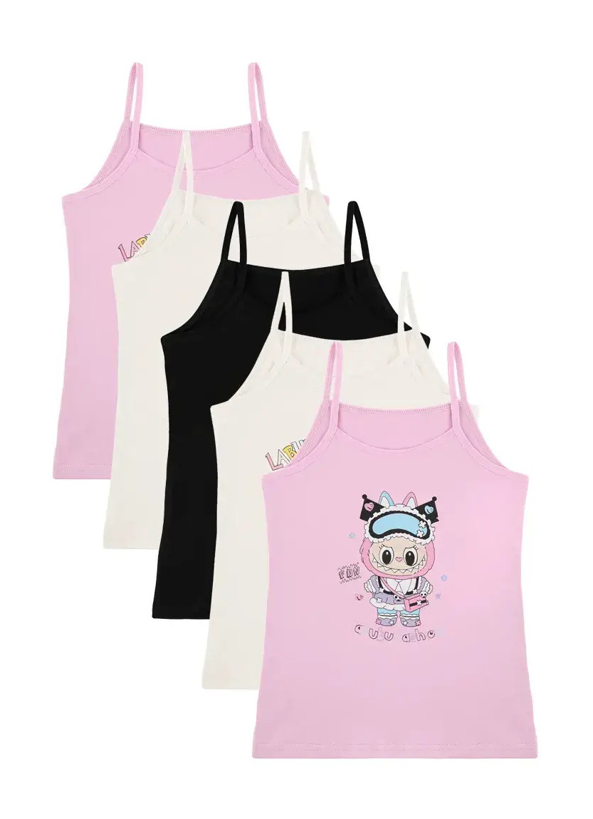 Donella 4371PB248 Assorted 10-Pack Girls' Tank Top — Turkey wholesale collection