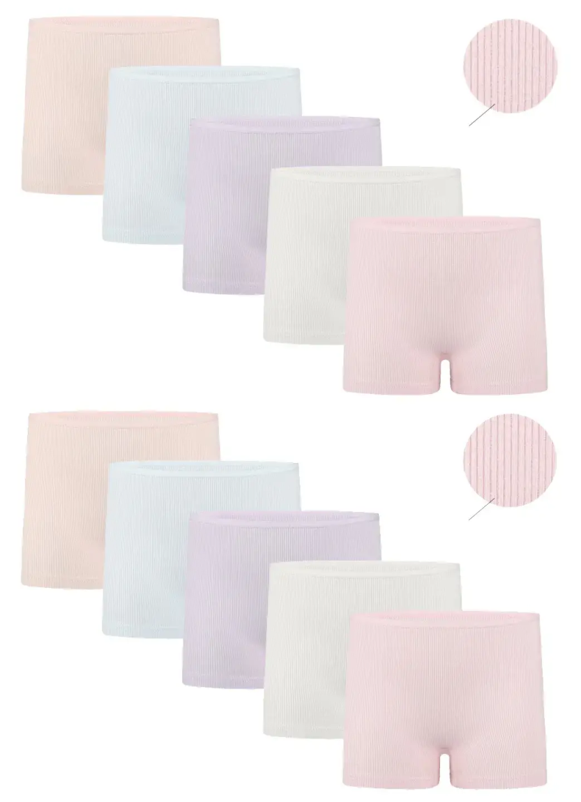 Donella 4232P Assorted 10-Pack Girls' Briefs — wholesale for boutiques