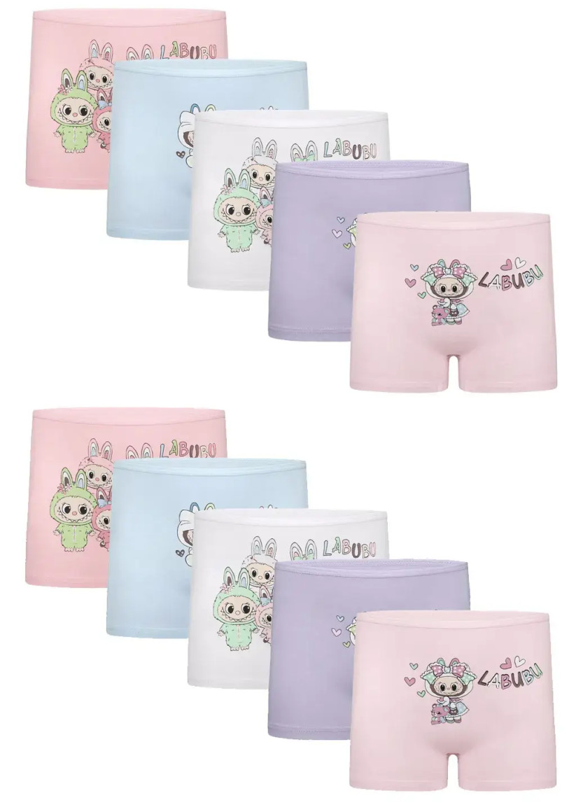 Donella 4271PB247 Assorted 10-Pack Girls' Briefs — Turkish textile wholesale