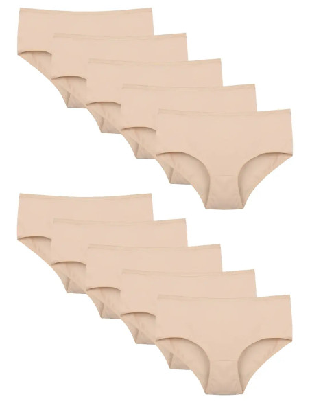 Doni 2571T 10-Pack Women's Briefs — factory-direct from Turkey