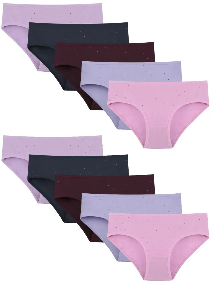 Doni 318106 Assorted 10-Pack Women's Briefs — wholesale from Turkey